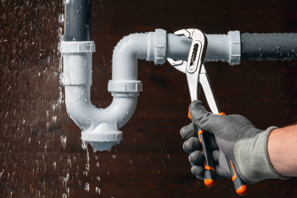 Professional Drain Cleaning technician working in Whitman, MA